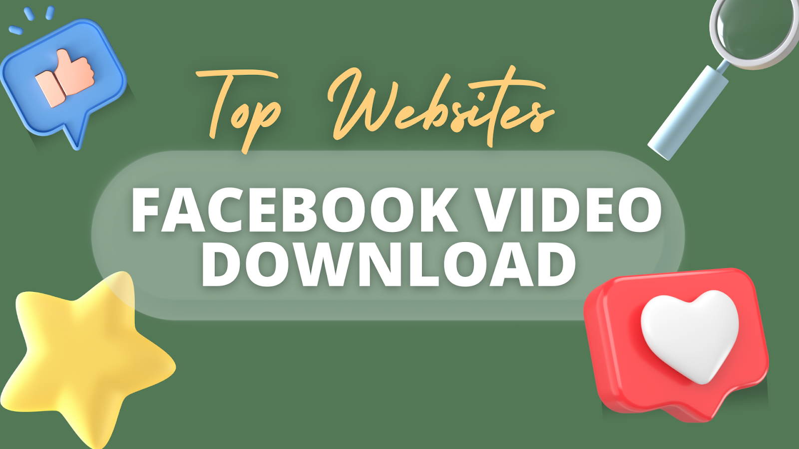 Top Websites for Facebook Video Download